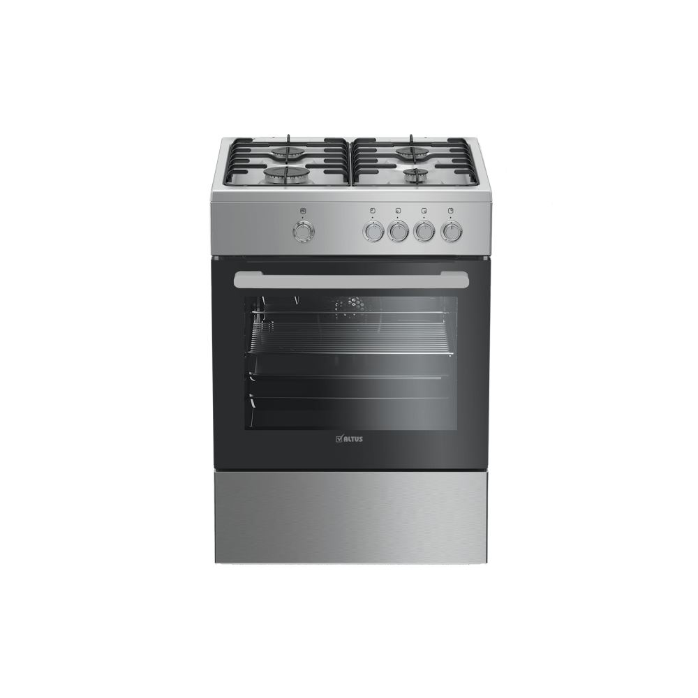 AL-555-GSD-1000x1000 ALTUS AL 555 GSD 4 Gözlü Gazlı Turbo Ocaklı Fırın – Doğalgazlı Silver - Görsel 1